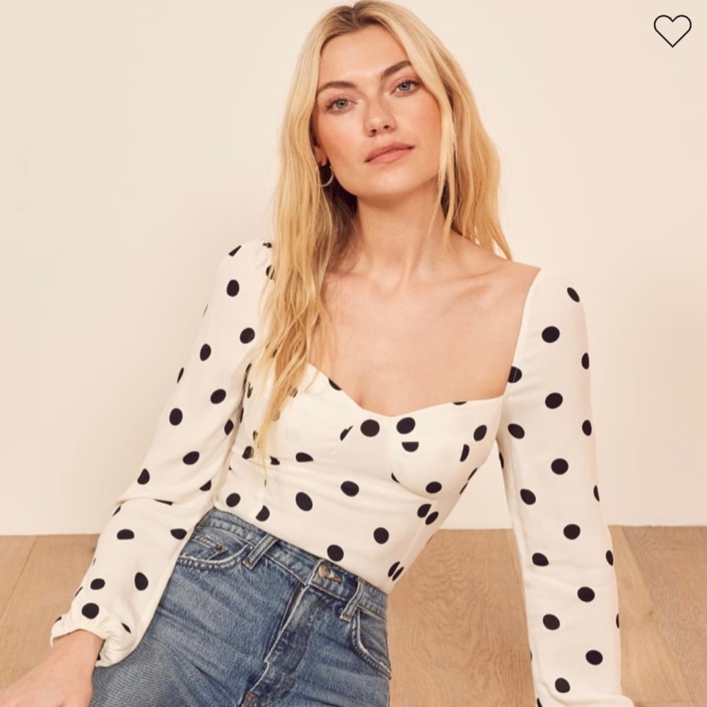REFORMATION - *EUC* REIGN TOP - SIZE 4